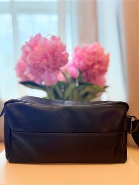 Italian Genuine Leather Toiletry Bag